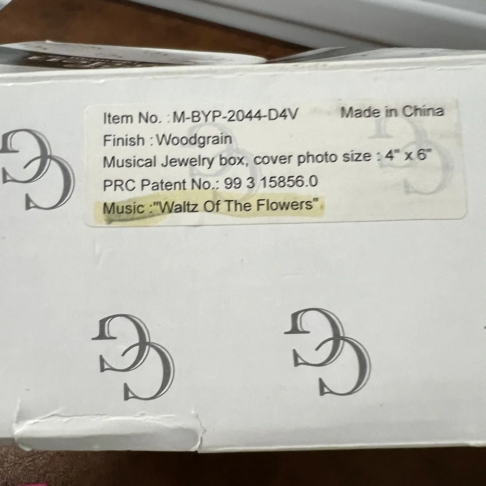 Cottage Garden “Cherish Dream Tomorrow Live Today” Musical Jewelry Box – NIB